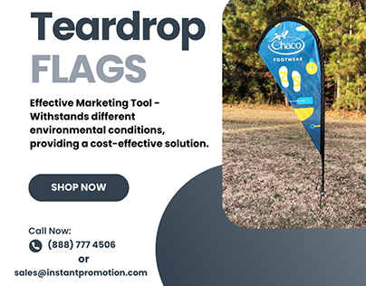 Teardrop Flags in Kenya