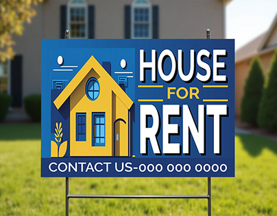 House To Let Sign in Kenya