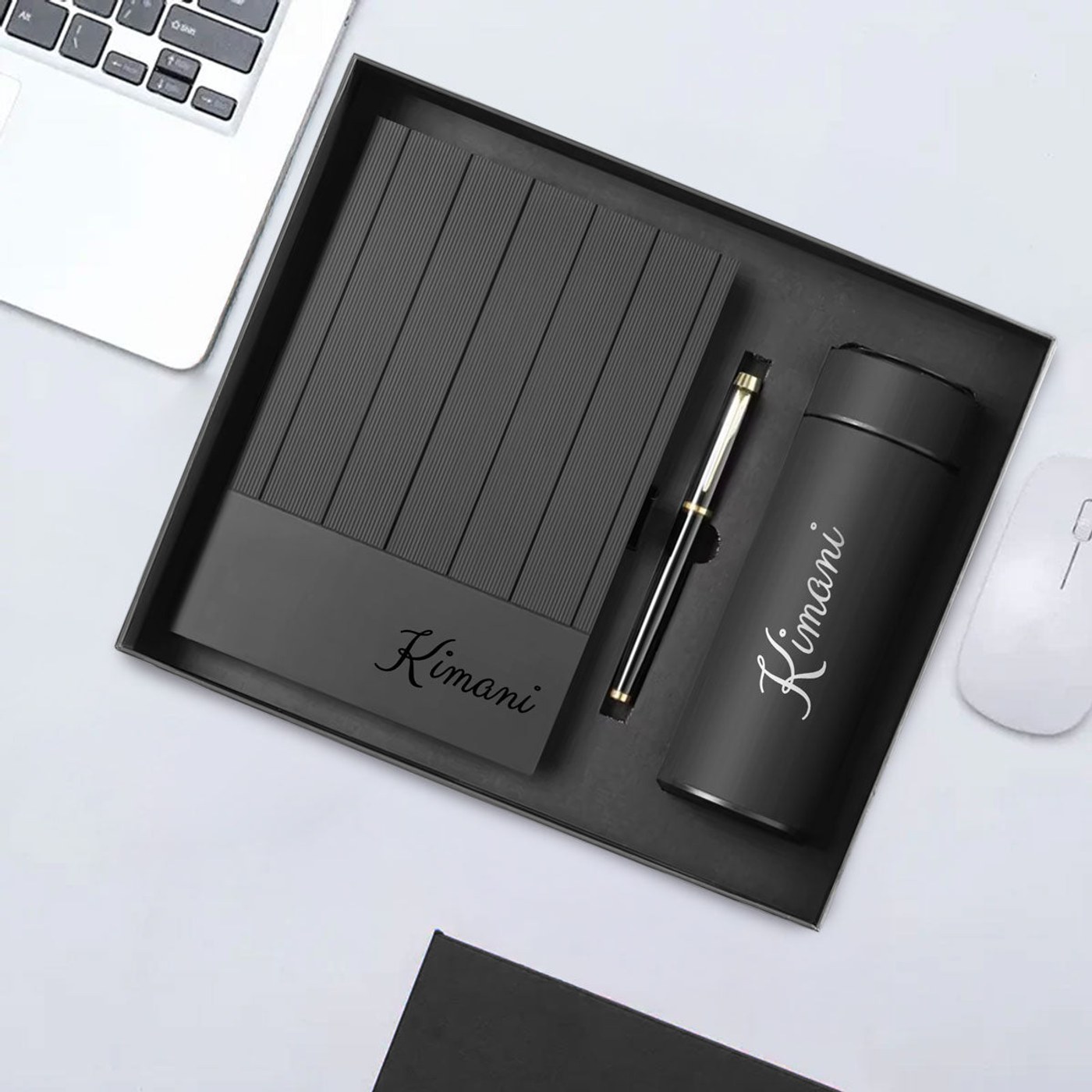 Branded merchandise gift set produced in Kenya by Marsha Digital